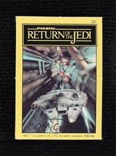 1983 Monty Fabrieken Return of the Jedi Millennium Falcon #31 07ap