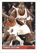 2005-06 Topps Bazooka Portland Trail Blazers Basketball Card #68 Travis Outlaw