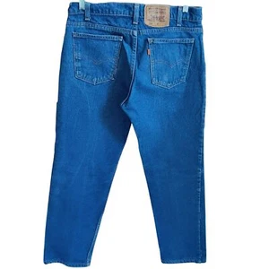 Vintage Mens Levi's 506 Jeans 34x30 Fit 1980's Straight Denim USA Distress  - Picture 1 of 9