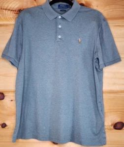 Ralph Lauren Polo Shirt Men's Medium  Green Flesh Pony Short Sleeve Classic Fit - Picture 1 of 13