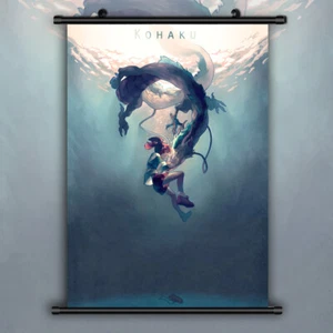 Spirited Away Kaonashi Anime HD Print Wall Poster Scroll Home Decor - Picture 1 of 6