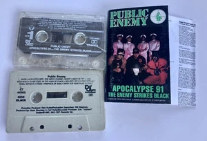 Public Enemy Cassette Tape Lot: It Takes a Nation and Apocalypse 91 Vintage - Picture 1 of 2