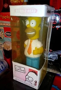 NICE RARE COLLECTABLE FUNKO HOMER SIMPSON BOBBLEHEAD, 2005, SHOPSOILED BOX ,NEW - Picture 1 of 2