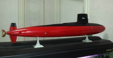 Shark scale nuclear submarine