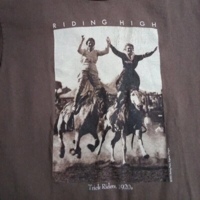Camiseta alta vintage Pendleton Cowgirl Company para montar Foto 1 de 4