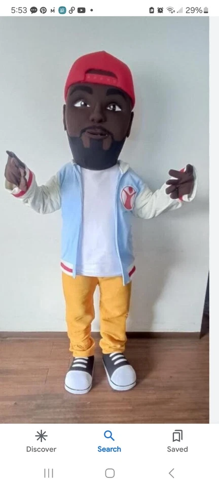 disfraz personaje cumpleaños Foto 1 de 1