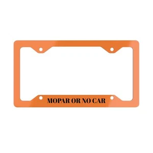 Metal License Plate Frame - Picture 1 of 5