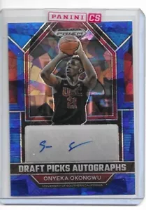 2023 Panini Prizm Draft Picks - Onyeka Okongwu Auto - Blue Ice Prizm #04/75 - Picture 1 of 2