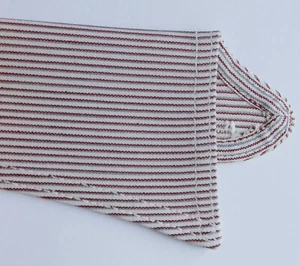 Vintage striped shirt collar size 14 Radiac Rex UNUSED men women detachable - Picture 1 of 3