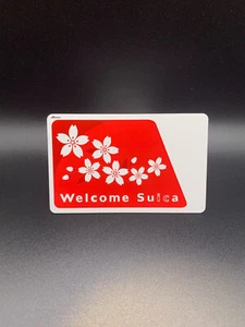 WELCOME SUICA SAKURA DESIGN Transportation IC card JAPAN PASMO - Picture 1 of 2