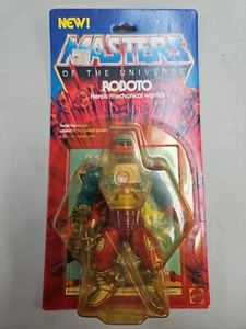 NIB 1984 Vintage MOTU Roboto On Card 🫧Free Shipping 🫧 - Picture 1 of 9