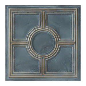 Suspended ceiling tile Square Wall Panel for Cafe PL37 Smoked gold 10pcs/lot - Picture 1 of 23