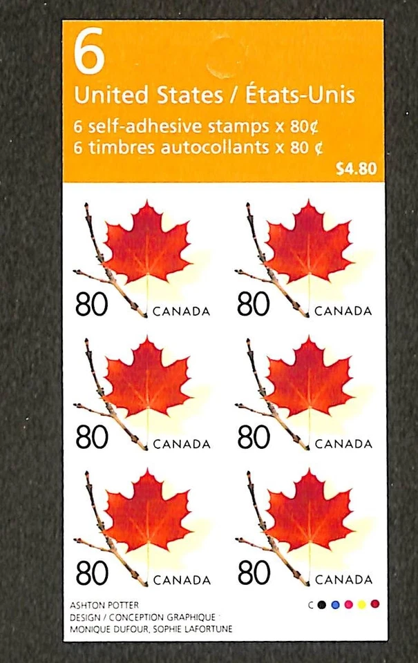 Canada - Booklet BK282 - TRC Paper - Maple Leaf - Scott 2013 - Image 1 of 1