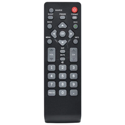 New NH000UD NH001UD For Sylvania Emerson TV Remote LC320EMX LC195EMX LC195SLX - Image 1 of 4