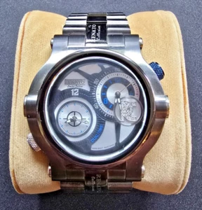 Men's Swiss Renato Collezioni 8 Beast Dual Time WatchLimited Edition 718/2355 - Picture 1 of 9