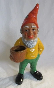 RARE 1950'S 1960'S NOS E. GRIEBEL KERAMIK GARDEN GNOME #5 - Picture 1 of 6