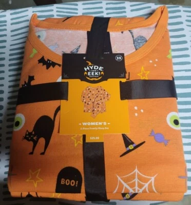 Hyde And Eek Target Women’s 2 Piece Family Halloween Sleep Set Size 3X, NEW!!! - Image 1 of 4