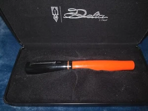 Delta 366 Rollerball Pen Orange/Platinum | 80305 | Box & Papers | Italy - NEW! - Picture 1 of 14