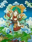  Innendekoration Achi Chokyi Drolma Tibetisches Thangka Papier Poster