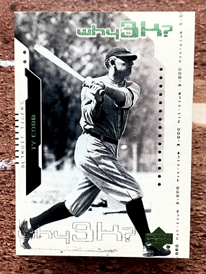 Upper Deck Hitter's Club 2000 ¿Por qué 3K? Ty Cobb #57 Foto 1 de 2