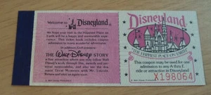 VTG June 1978 COURTESY Guest TICKET Booklet~"DISNEYLAND"~Very NICE (JR) - Picture 1 of 7