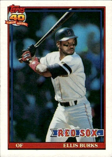 1991 Topps #70 Ellis Burks - Image 1 of 2