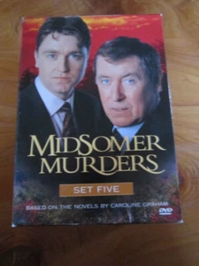 DVD MIDSOMER MURDERS SET FIVE BOX SET 5 DVD'S GREAT **MUST SEE *** - Picture 1 of 3
