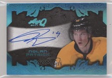 2017 Leaf Q Blue Spectrum /15 Nolan Patrick #BA-NP1 Rookie Auto RC