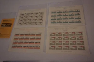 LOT OF 4 MNH SHEET OF 20 1988 LIECHTENSTEIN SCOTT # 888 - 891 OLYMPICS STAMPS - Picture 1 of 10