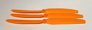 GWS EP-1170 Orange Propellers 14x7 Lot Of 3 - Picture 1 of 6