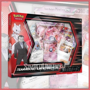 Pokemon TCG: Team Rocket's Mewtwo ex Box 4 Packs + Promo - Bild 1 von 2