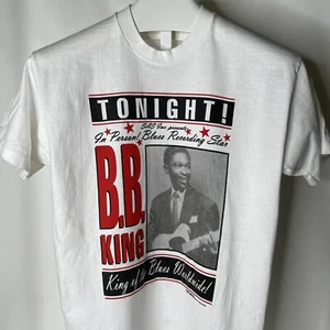 VTG 1997 B B King Concert T Shirt King Of The Blues 90s North American Tour MED - Picture 1 of 10