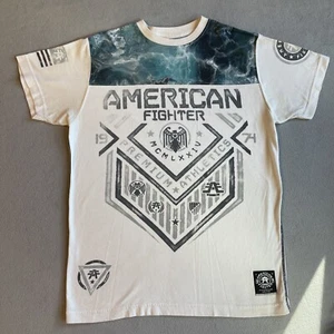 Men's American Fighter x Affliction 1974 Buckle T-Shirt Medium Teal Graphic Y2K  - Bild 1 von 15