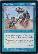 Wash Out FOIL Invasion PLD Blue Uncommon MAGIC MTG CARD (ID# 209186) ABUGames