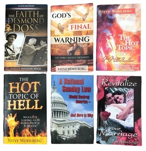 Lot of 6 Assorted Seventh-day Adventist Pocket Sized Books Booklets SDA Ministry - Imagen 1 de 12
