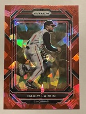 2023 Panini Prizm Red Cracked Ice Barry Larkin Cincinnati Reds #113