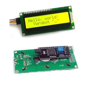 IIC/I2C/TWI/SPI Serial Interface1602 16X2 Character LCD Module Display Yellow - Picture 1 of 1