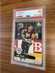 1991 pro set nhl #554 Jim Paek PSA 9 - Picture 1 of 2