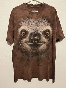 Rainforest Cafe Brown Sloth Double Sided Graphics T Shirt Size X Large - Picture 1 of 6