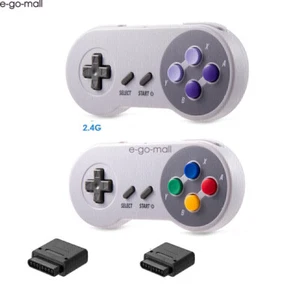 Wireless SNES Gamepad Receiver for Super Nintendo Entertainment System SFC SNES - Picture 1 of 46