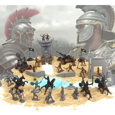 Soldados Medievales Arcaicos Militar Romano Gladiador Caballero Hágalo Usted Mismo Figuras Juguetes Regalo Foto 1 de 4