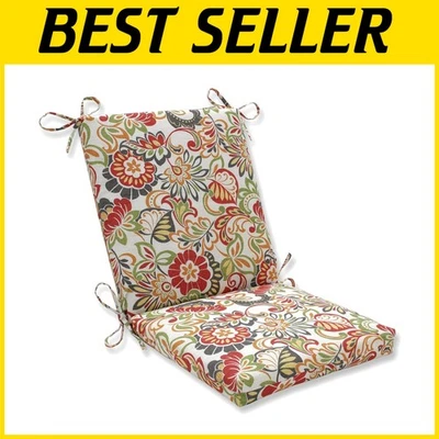 Cojín para silla interior/exterior floral brillante - 36,5" x 18", resistente a la intemperie Foto 1 de 4