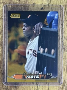 2024 Topps Stadium Club Willie Mays #248 Gold Foil Card - Bild 1 von 2