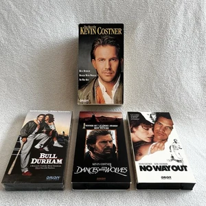 The Best of Kevin Costner 3 VHS Box Set With Bull Durham #8722 (Factory Sealed) - Picture 1 of 10