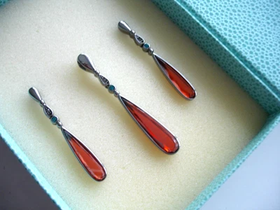 Pierre Lang SET Ohrringe Anhänger silber w. neu Katalogpreis 208€ - Bild 1 von 4