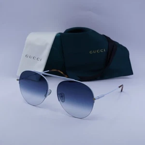 Gucci GG1413S 003 Sonnenbrille hellblau/blau Farbverlauf 61-17-145 neu authentisch - Bild 1 von 7