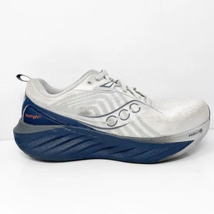 Saucony Mens Triumph 22 S20965-218 Gray Running Shoes Sneakers Size 8.5 W - Picture 1 of 12