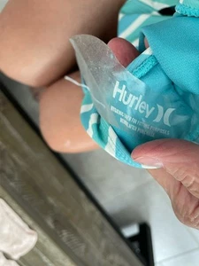 Girls swimsuit one piece Hurley  size 4 blue with tags - Picture 1 of 9