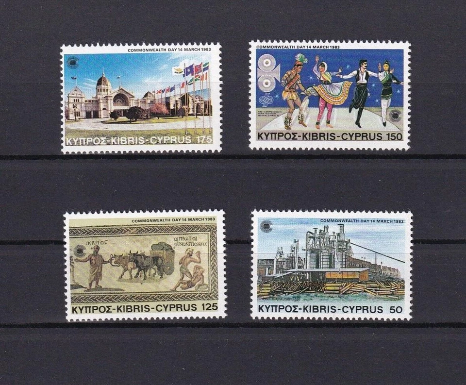 SA14e Greek  Cyprus 1983 Commonwealth Day mint stamps - Image 1 of 1