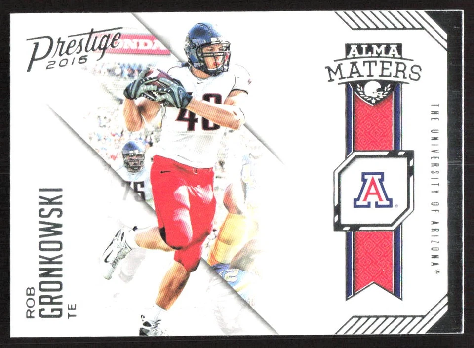 8725I 2016 Panini Prestige #15 Rob Gronkowski Alma Maters - Image 1 of 2